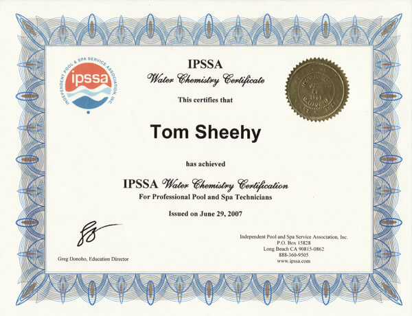 IPSSA Certification