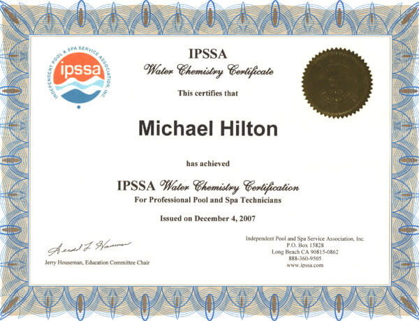IPSSA Certification